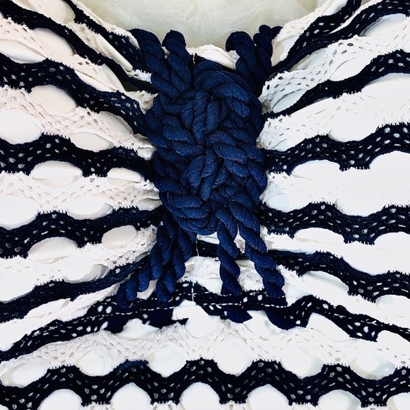 NWT Sperry Seas The Day Nautical Knot Tankini Top - Picture 5 of 8